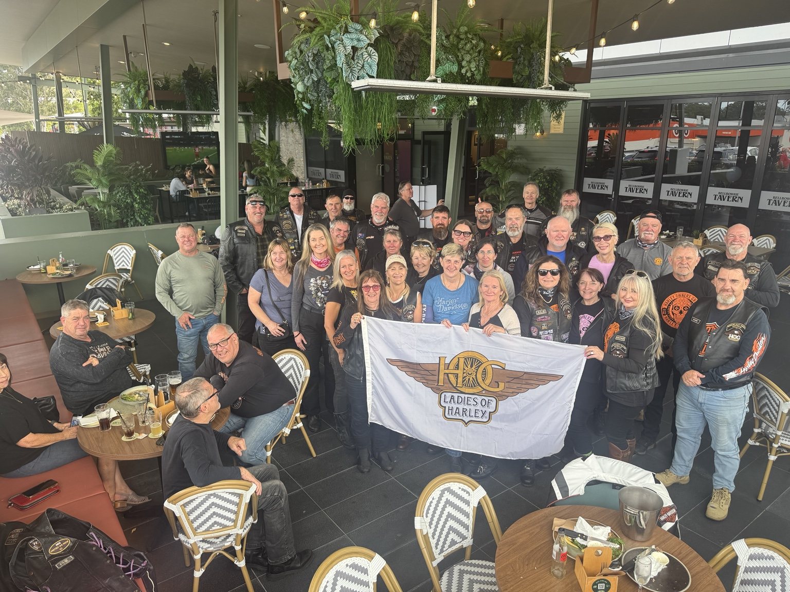 Gasoline Alley Ladies of Harley group at Bellbowrie Tavern