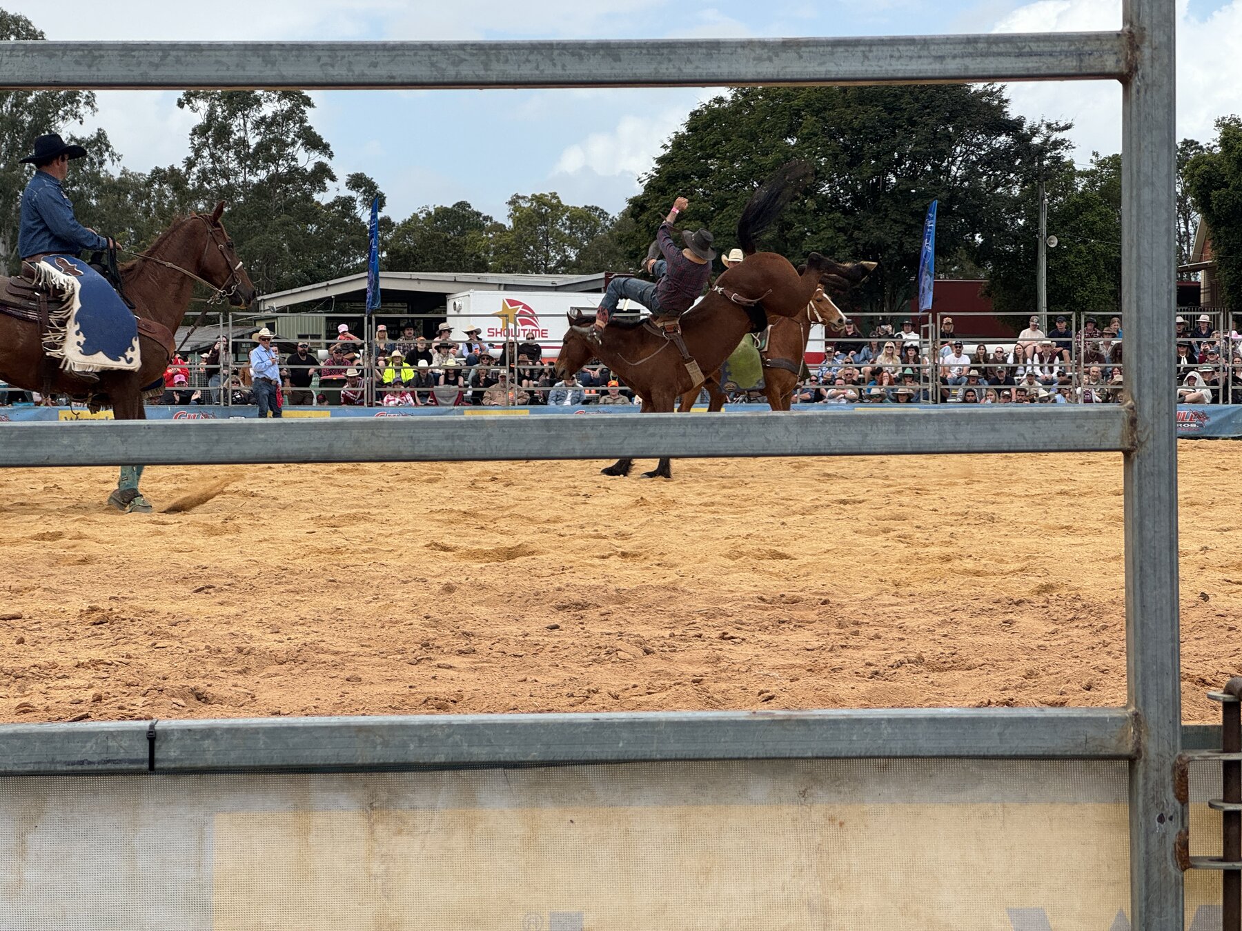 Rodeo action at the Caboolture Triple B Final Showdown
