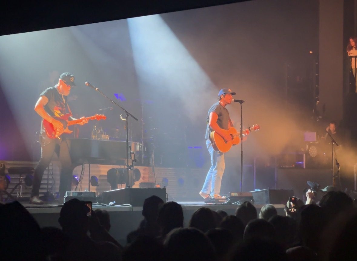 Morgan Evans performing at Fortitude Music Hall