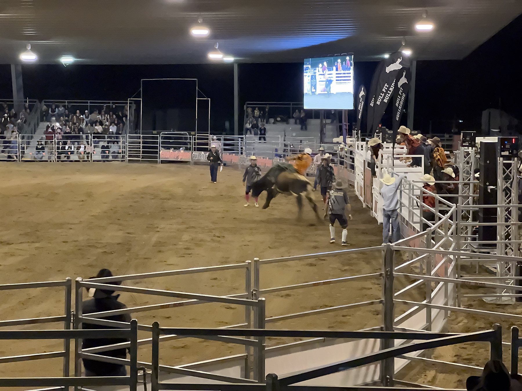 Arena action at Dalby Cowboy Wars.