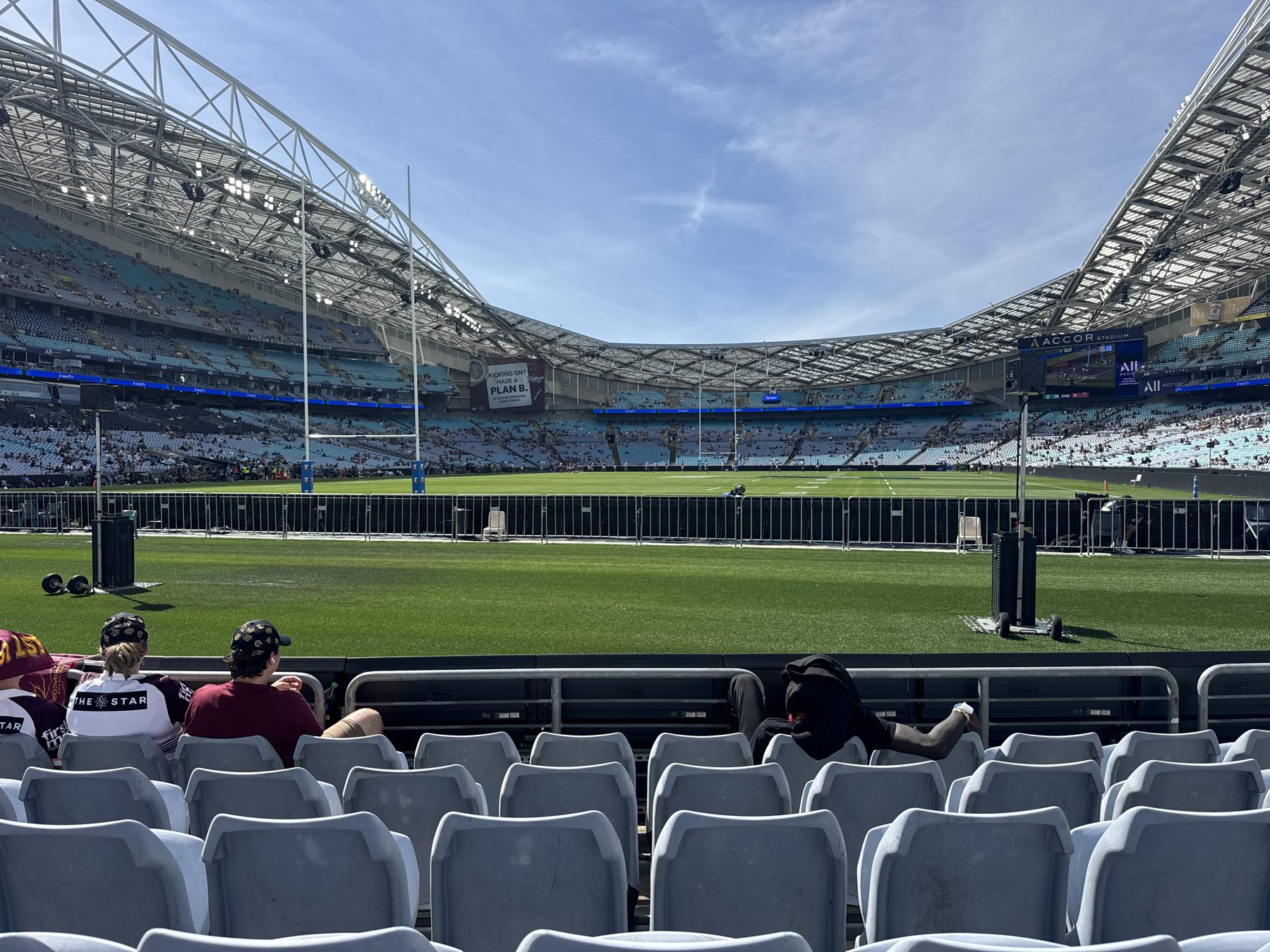 Accor Stadium field before the 2025 NRL Grand Final