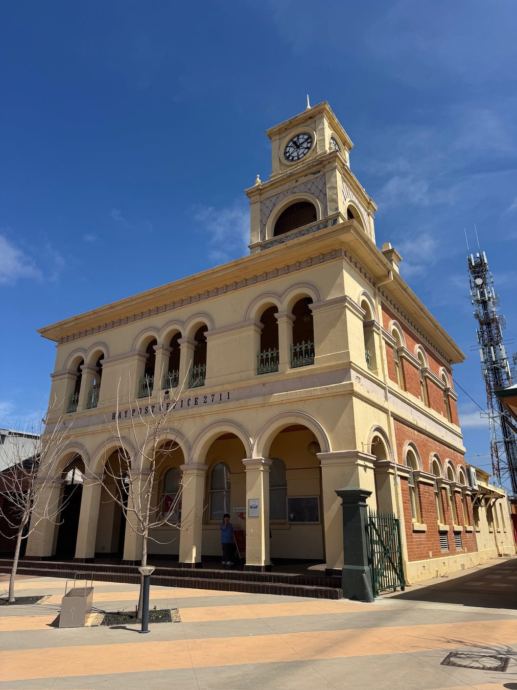 An ornate historic civic building in Hay.