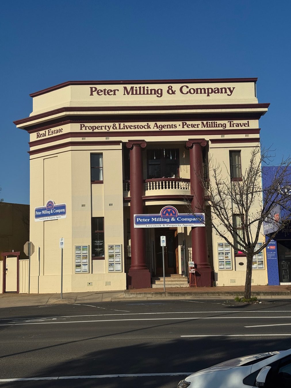 A restored historic commercial building in Wellington.